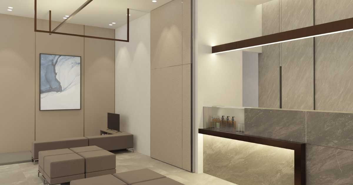 池田カツベ歯科・矯正歯科待合室イメージ